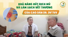 CAO DÁN DR. DƯ TUY – GIẢI PHÁP HÚT DỊCH MỦ, LÀM SẠCH VẾT THƯƠNG TỪ NHỮNG NGÀY ĐẦU ĐIỀU TRỊ