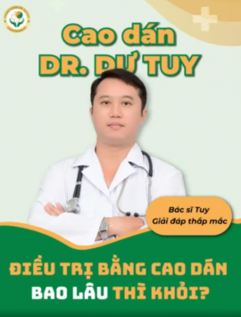 Điều Trị Bằng Cao Dán Bao Lâu Thì Khỏi?