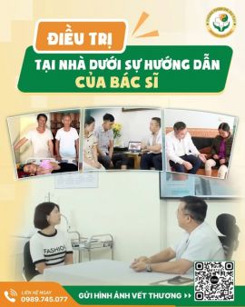  ĐIỀU TRỊ VẾT THƯƠNG TẠI NHÀ DƯỚI SỰ THEO DÕI CỦA BÁC SĨ VỚI CAO DÁN DR. DƯ TUY