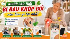 Cách giảm đau khớp gối tại nhà hiệu quả cho người cao tuổi
