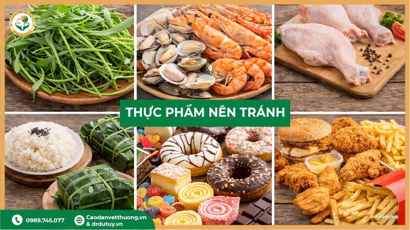 thuc-pham-can-tranh-khi-bi-lo-loet-ngoai-da